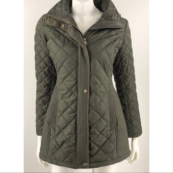 Andrew Marc Jackets & Blazers - Andrew Marc Green Long Hooded Winter Coat